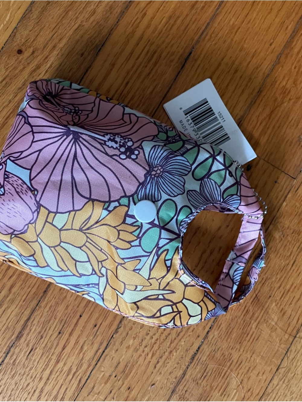 Floral Compact Tote Bag - Pink Floral